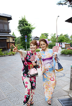 Great for Gion festival and summer festivals and fireworks displays Easy strolling around Kyoto in a comfortable Yukata