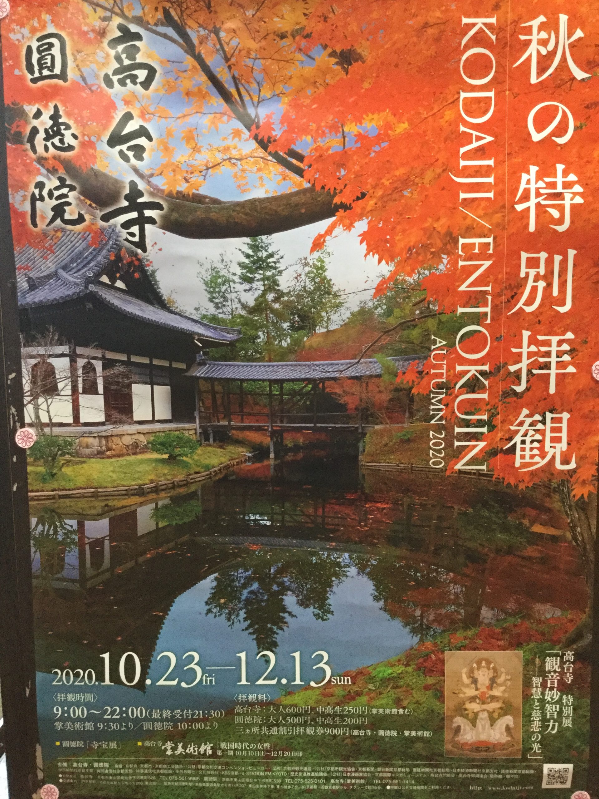 10月 9日 今年もやります高台寺秋の夜間特別拝観 京都の着物レンタル 夢京都 高台寺店