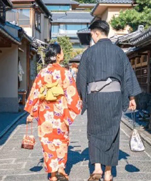 人力車 × 着物プラン